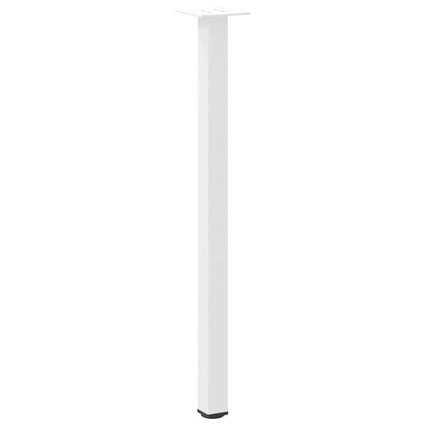 vidaXL Console Table Legs 4 pcs White 72-74 cm Steel