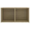vidaXL TV Cabinets 2 pcs Sonoma Oak 72x35x36.5 cm Engineered Wood