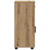 vidaXL Bathroom Cabinet with Drawer Artisan Oak 30 x 35 x 80 cm