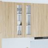 vidaXL Hanging Cabinet Sonoma Oak 60 x 31 x 100 cm Engineered Wood