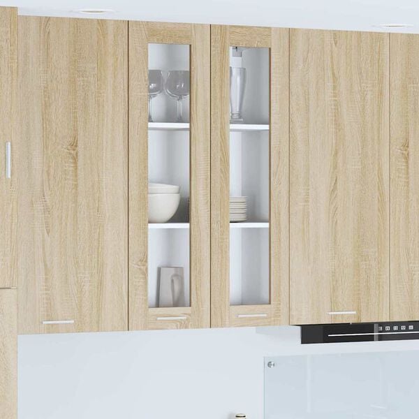 vidaXL Hanging Cabinet Sonoma Oak 60 x 31 x 100 cm Engineered Wood