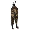 vidaXL Chest Waders with Boots Size 39 Camouflage