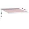 vidaXL Automatic Retractable Awning Burgundy 350x250 cm