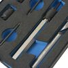 vidaXL Nine Piece Spot Weld Cutter and Drill Bit Set HSS