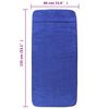 vidaXL Beach Towels 6 pcs Royal Blue 60x135 cm Fabric 400 GSM