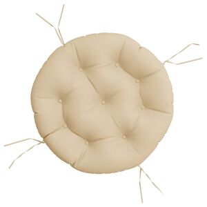 vidaXL Round Cushion Beige &Oslash; 60 x11 cm Oxford Fabric