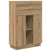 vidaXL Desk Artisan Oak Engineered Wood 71.5 x 31.5 x 106.5 cm