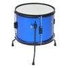 vidaXL Complete Drum Kit Powder-coated Steel Blue Junior