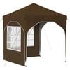 vidaXL Pop-up Party Tent 192 x 192 x 245 cm Taupe