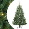 vidaXL Artificial Hinged Christmas Tree Green 150 cm PVC and Metal