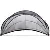 vidaXL Pool Dome Folding Manual Black 472 x 460 x 229 cm