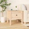 vidaXL Side Tables 2 pcs 50x50x49 cm Solid Wood Pine