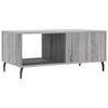 vidaXL Coffee Table Grey Sonoma 90x50x40 cm Engineered Wood
