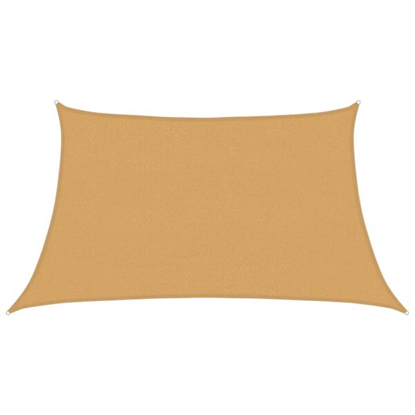 vidaXL Sunshade Sail 160 g/m² Trapezium Light Grey 3/4x2 m HDPE