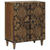 vidaXL Storage Sideboard Brown 60 x 33.5 x 75 cm Solid Mango Wood