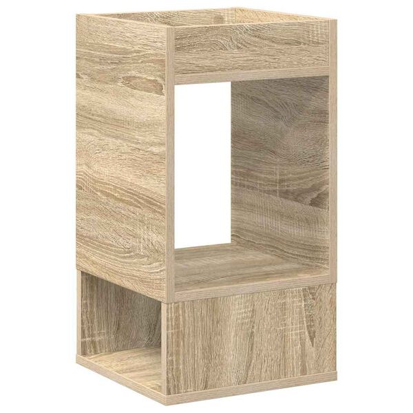 vidaXL End Table Sonoma Oak 30 x 30 x 56 cm Engineered Wood