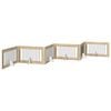vidaXL Foldable Dog Gate with Stands 6 pcs Sonoma Oak 602 cm