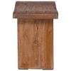 vidaXL Stool Natural 40 x 25 x 31 cm Mahogany Wood