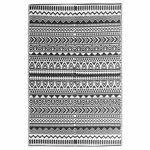 vidaXL Outdoor Rug ARAKIL Black 160x230 cm PP