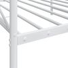 vidaXL Day Bed without Mattress White 107x203 cm Steel