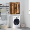 vidaXL Wall Mounted Cabinet Old Wood 69.5 x 34 x 90 cm Engineered Wood