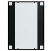 vidaXL Wall Mirrors 2 pcs Black 80x60 cm Metal