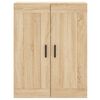 vidaXL Wall Mounted Cabinets 2 pcs Sonoma Oak Engineered Wood