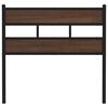 vidaXL Replace Headboard Brown Oak 90 cm Steel and Engineered Wood