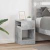 vidaXL End Table 2 pcs Concrete Grey 30.5 x 30 x 45 cm Engineered Wood