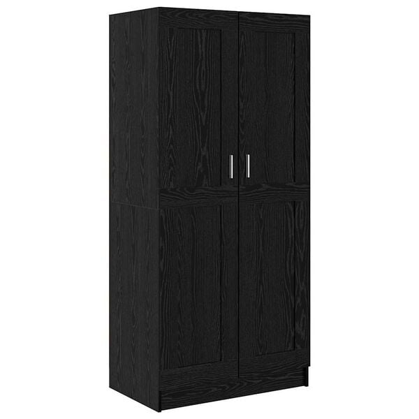 vidaXL Wardrobe Black Oak 82.5 x 51.5 x 180 cm Engineered Wood