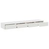 vidaXL Bed Drawers White 160 x 36.5 x 16.5 cm Engineered Wood