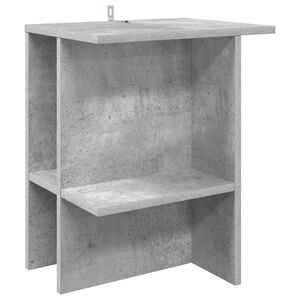 vidaXL Coffee Table Concrete Grey 40 x 30 x 49 cm Engineered Wood