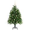 vidaXL Christmas Tree with 150 LEDs with Stand Green 120 cm PE