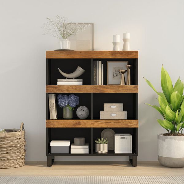 vidaXL Side Cabinet 85x33x107 cm Solid Wood Mango