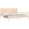 vidaXL Bed Frame without Mattress 200x200 cm Solid Wood Pine