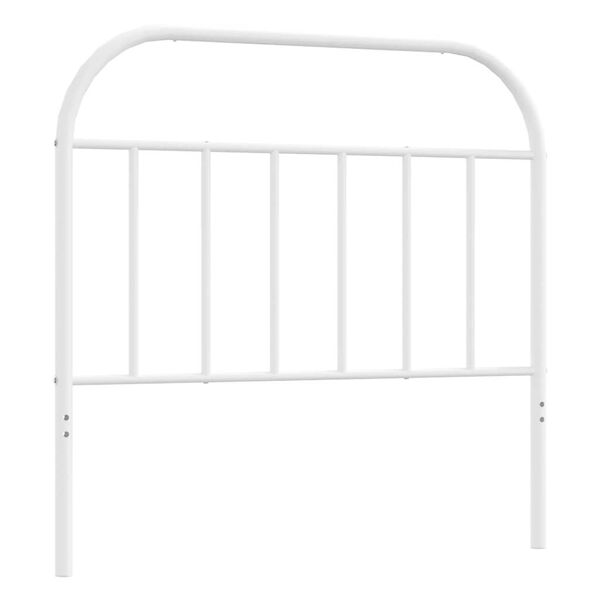 vidaXL Metal Headboard White 100 cm