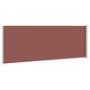 vidaXL Patio Retractable Side Awning 220x600 cm Brown
