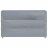 vidaXL Garden Planter Grey 100x50 cm Solid Wood Pine