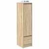 vidaXL Highboard Sonoma Oak 29.5x34x119.5 cm Engineered Wood