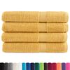vidaXL Premium Sauna Towels "SOLUND" 4 pcs Gold 80x200 cm 600 gsm