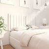 vidaXL Bed Headboard White 125.5x4x100 cm Solid Wood Pine