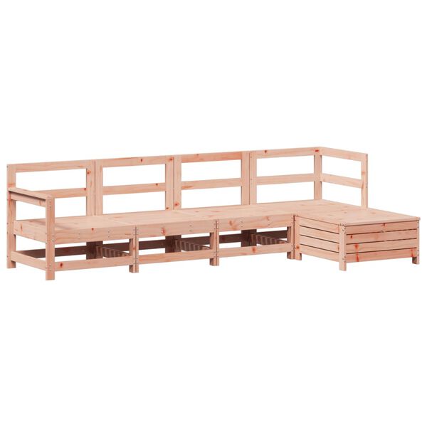 vidaXL 5 Piece Garden Sofa Set Solid Wood Douglas Fir