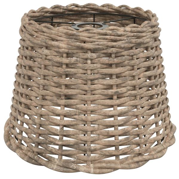 vidaXL Ceiling Lamp Shade Brown &Oslash;30x20 cm Wicker