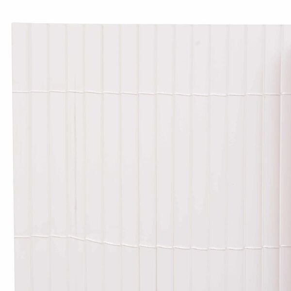 vidaXL Garden Fence White 150 x 500 cm PVC