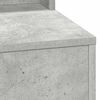 vidaXL Dressing Table Concrete Grey 75.5 x 41 x 135 cm Engineered Wood