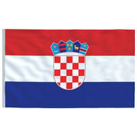vidaXL Croatia Flag 90x150 cm