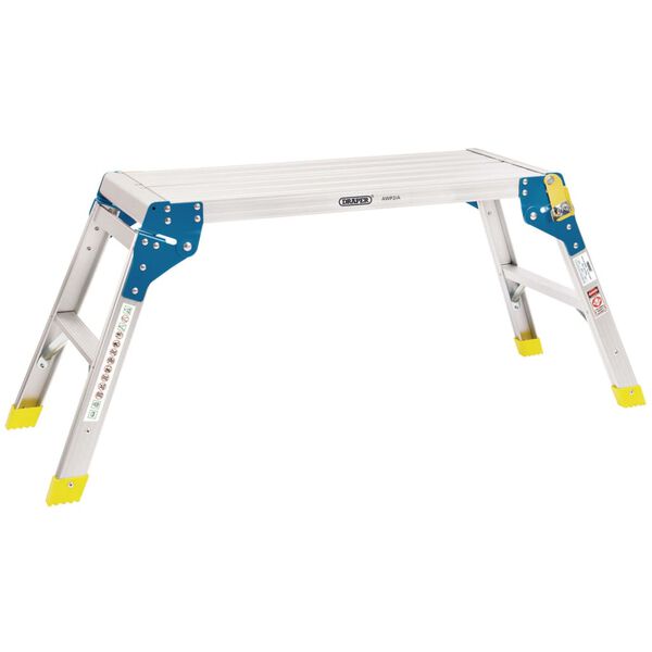Draper Tools Aluminium Working Platform 2 Step 80x30x48 cm