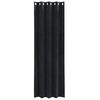 vidaXL Blackout Curtains 2 pcs Black 140 x 225 cm Velvet