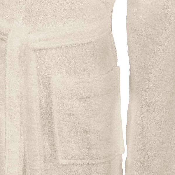 vidaXL Bathrobe KINN Cream S Cotton
