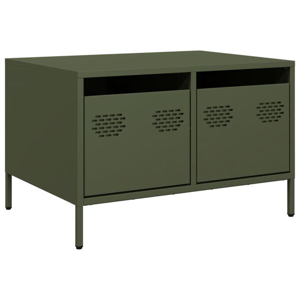 vidaXL TV Cabinet Olive Green 68x50x43.5 cm Cold-rolled Steel